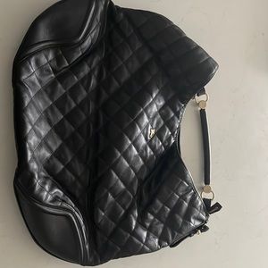 Brown leather Burberry hobo bag